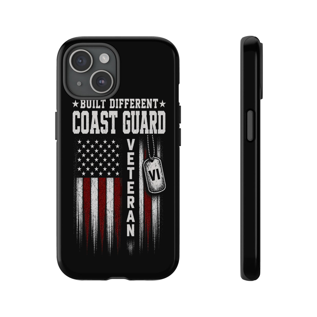 Built Different Coast Guard Veteran Tough Phone Case