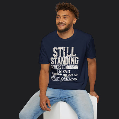 Still Standing Tee — Veteran Suicide Prevention Resilience T-Shirt