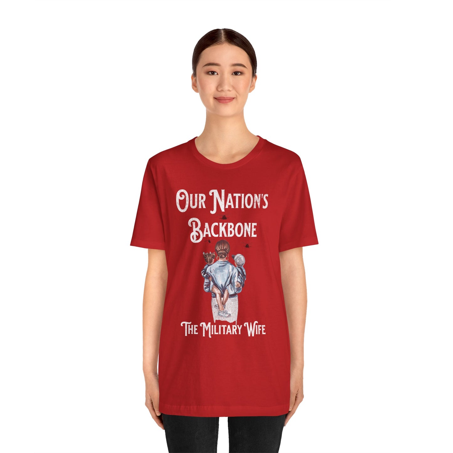 Our Nation's Backbone: The Military Wife Tee