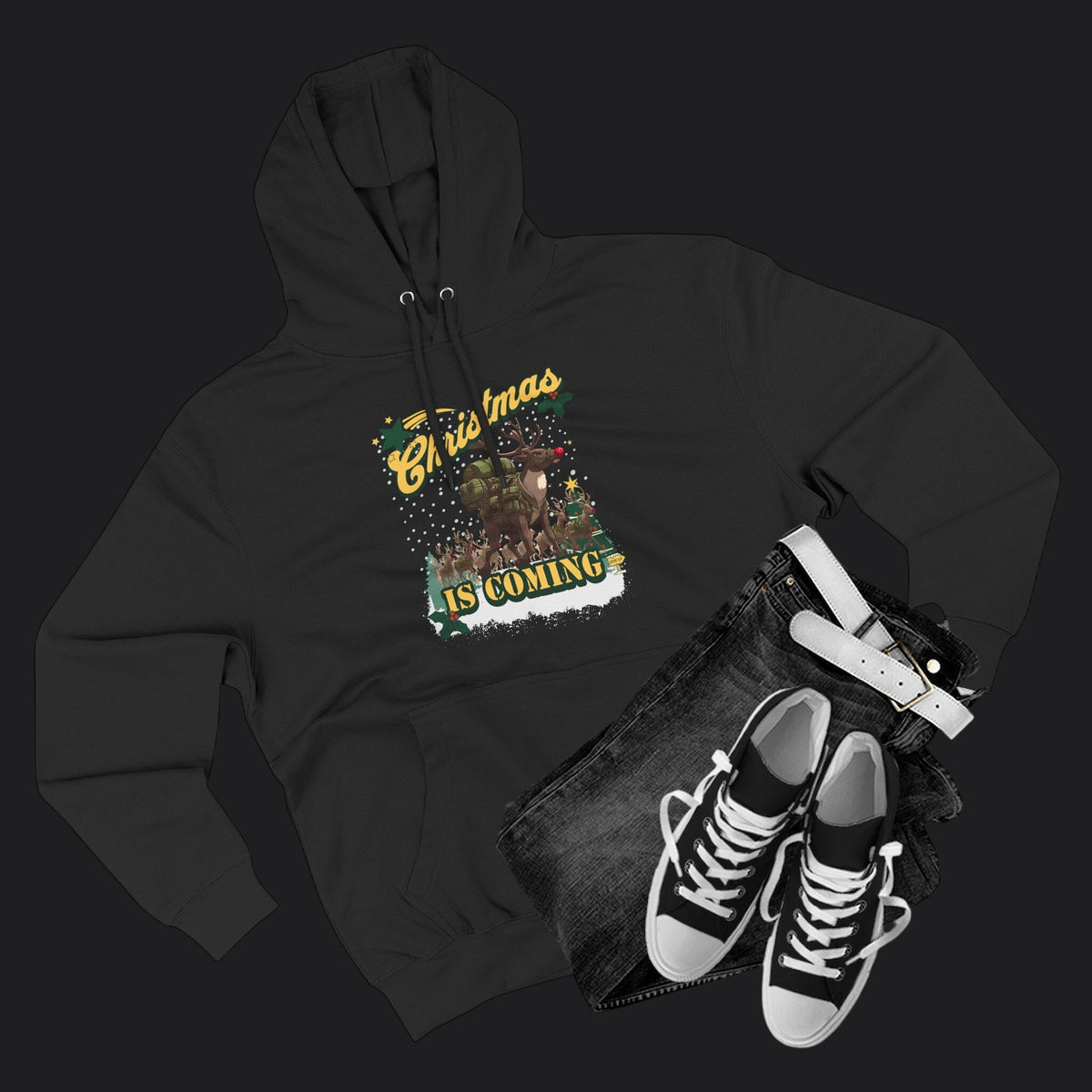 Rucking Rudolph: Christmas Is Coming Hoodie