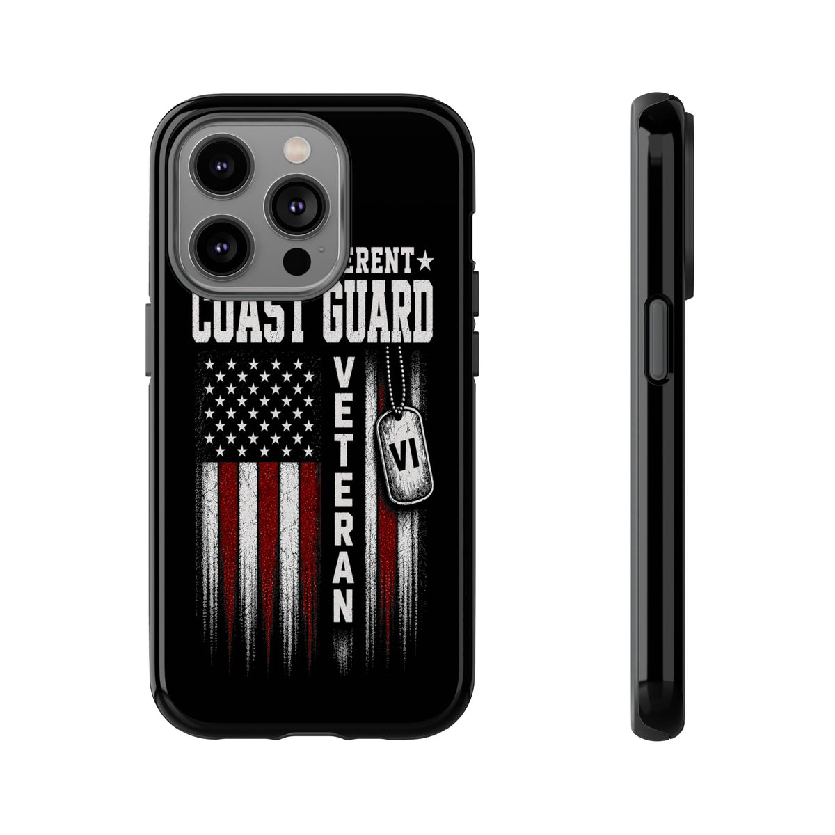 Built Different Coast Guard Veteran Tough Phone Case