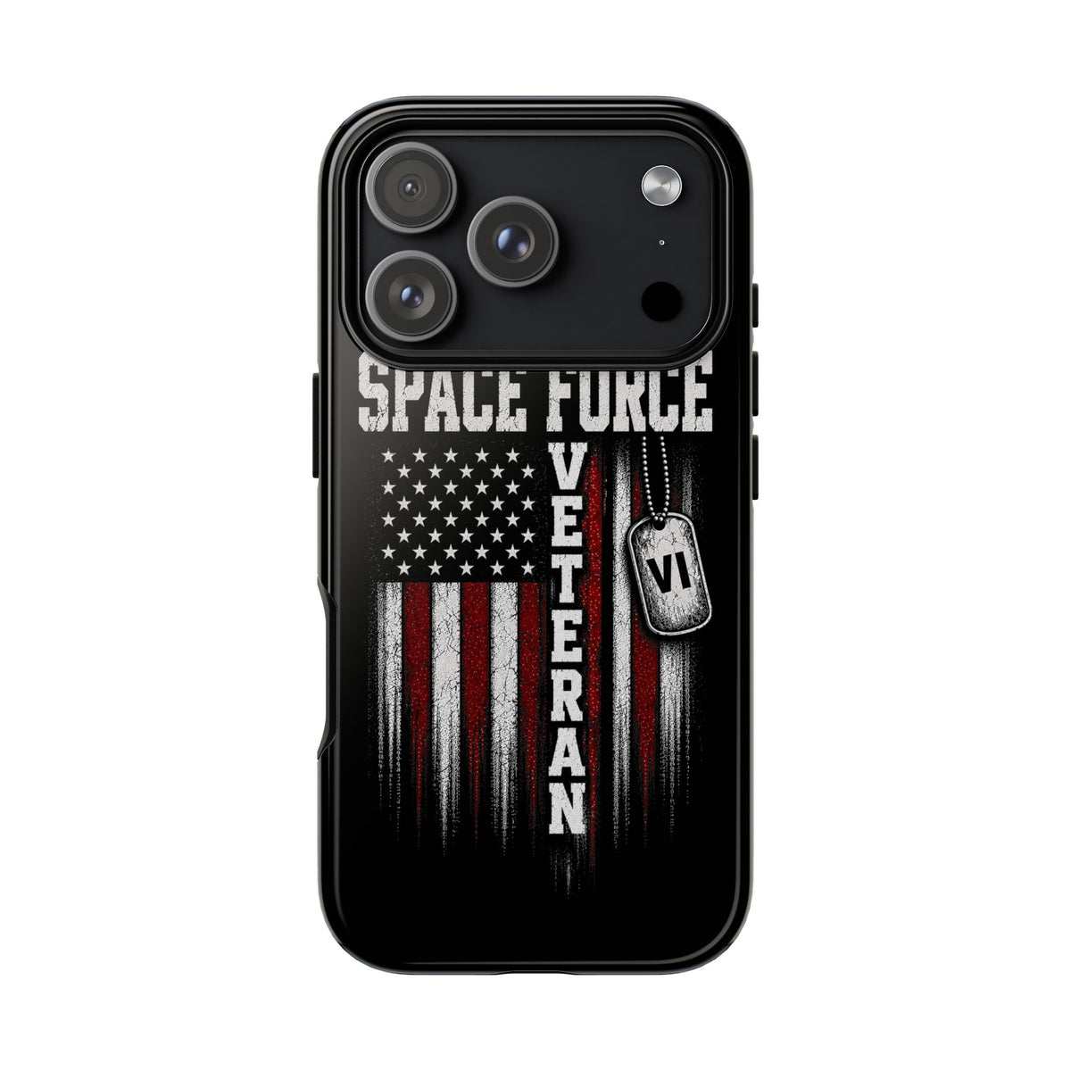 Built Different Space Force Veteran Tough Phone Case