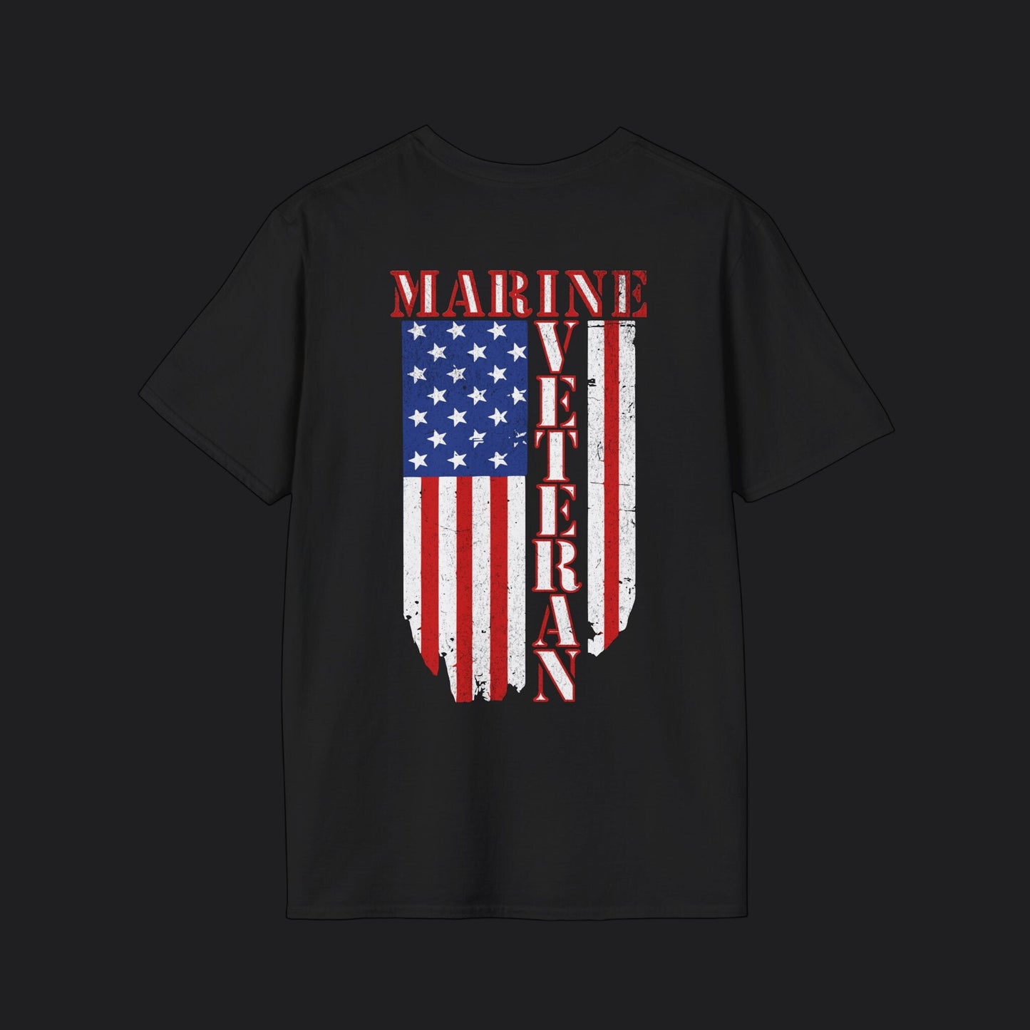 Marine Branch Tribute Tee — USMC Veteran Pride T-Shirt