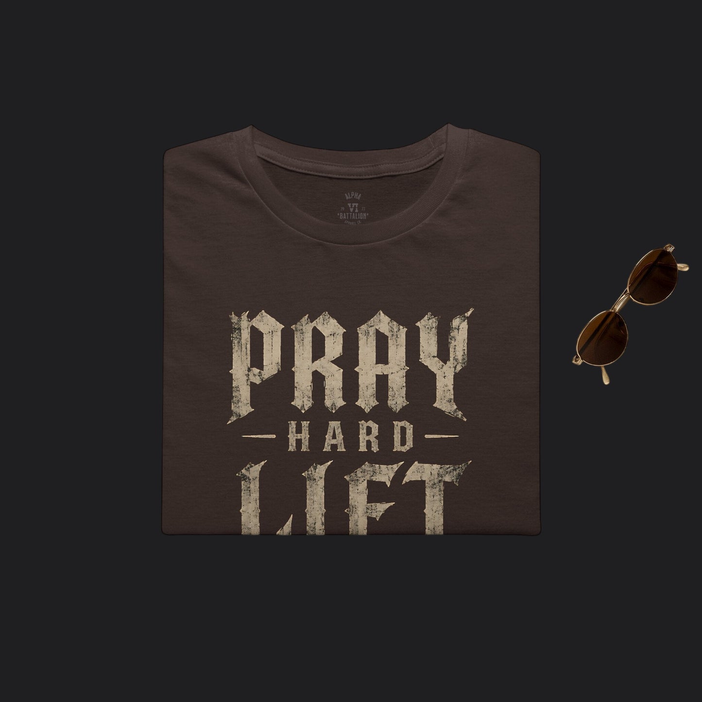 Pray Hard Lift Heavy Stay Dangerous Tee