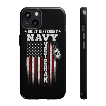 Built Different Navy Veteran Tough Phone Case