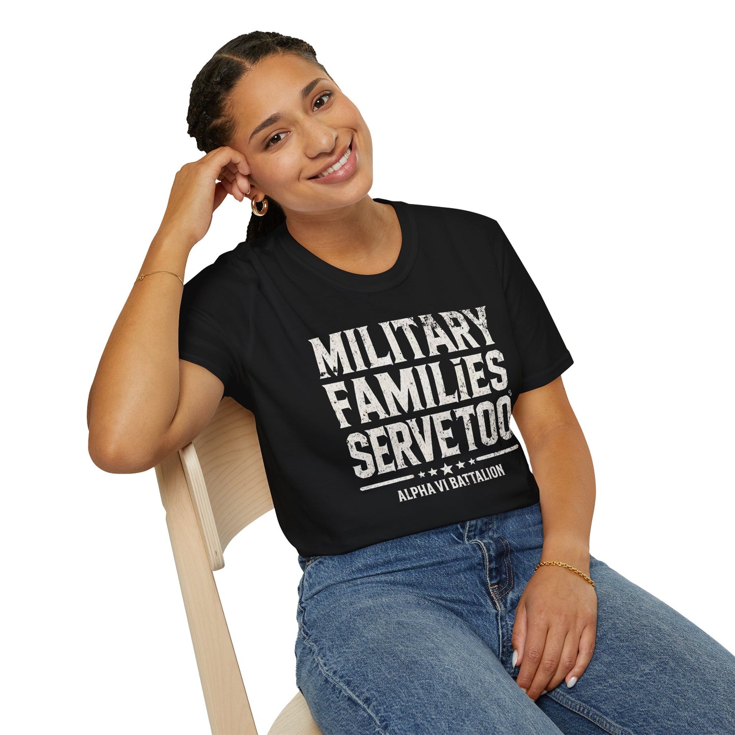 Military Families Serve Too Tee