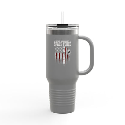 Built Different Space Force Veteran 40oz Tumbler