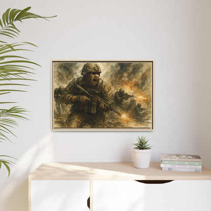 Copy of Matte Canvas, Framed (Multi-color)