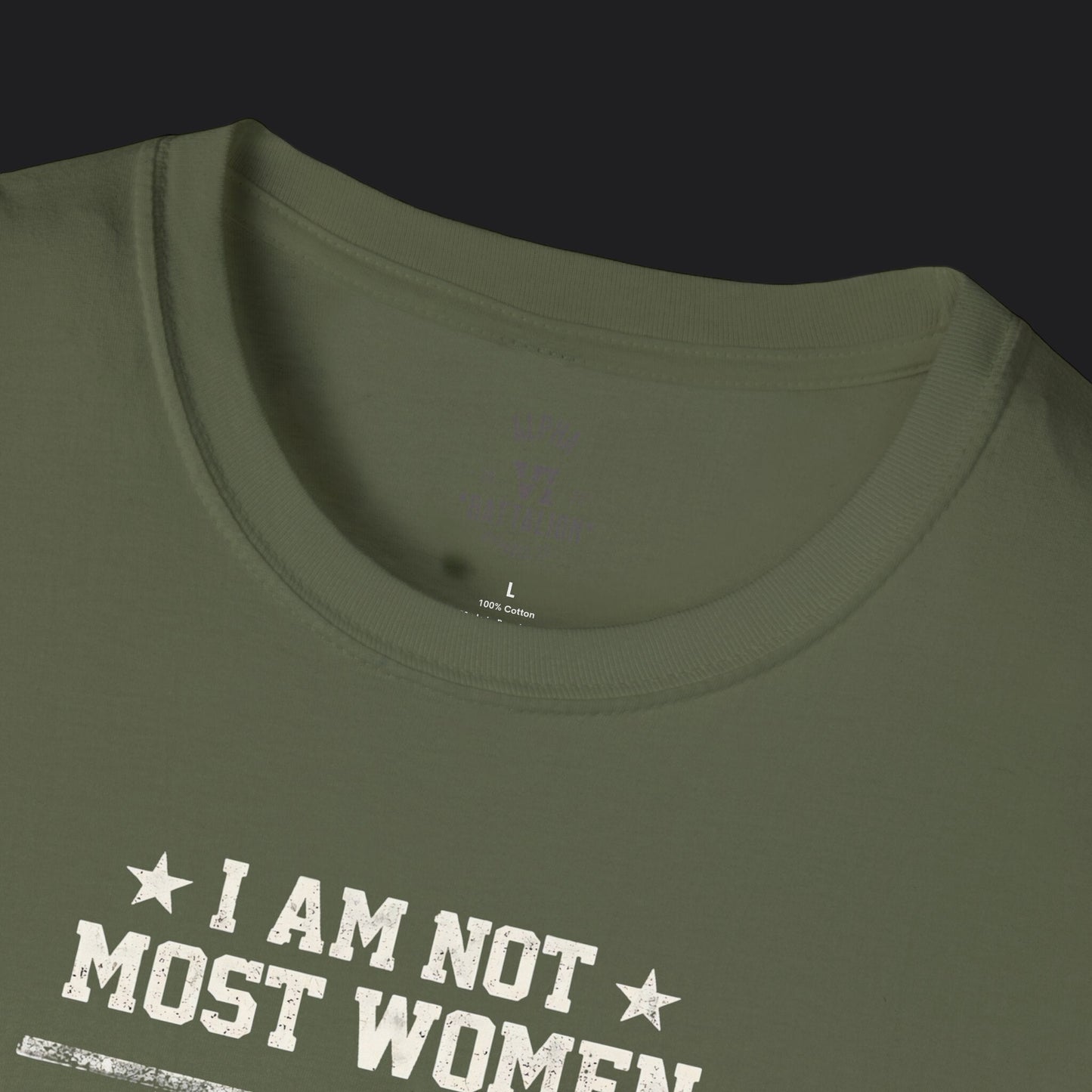 I Am Not Most Women Veteran Tee — Female Veteran Pride T-Shirt