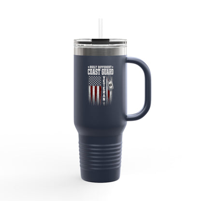 Built Different Coast Guard Veteran 40oz Tumbler