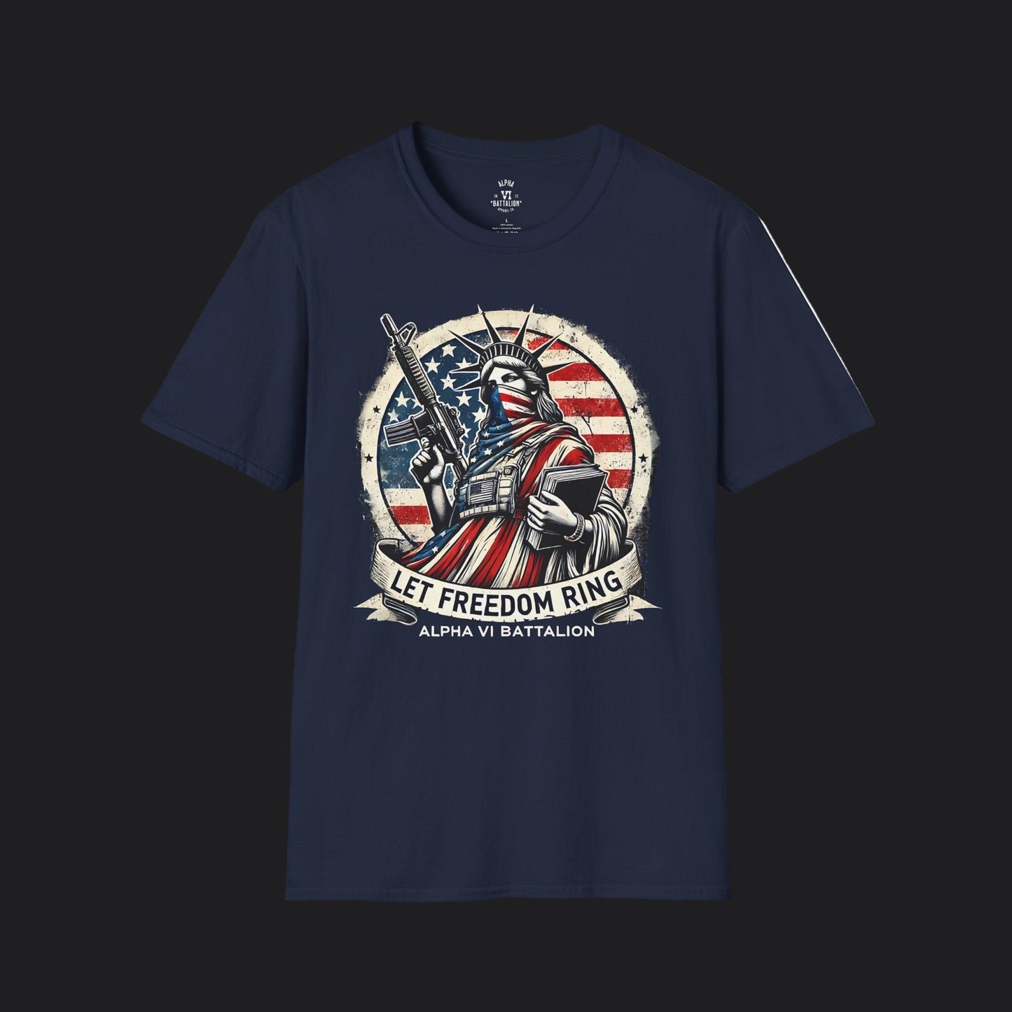Let Freedom Ring Statue of Liberty Tee — Patriotic American Veteran T-Shirt