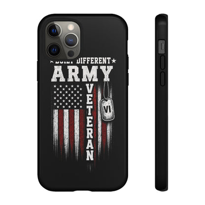 Built Different Army Veteran Tough Phone Case
