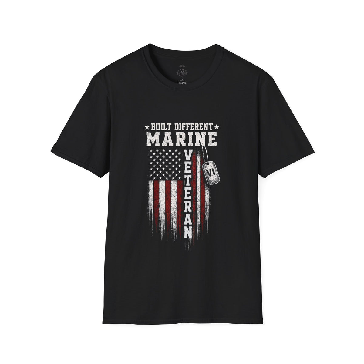 Built Different Marine Corps Veteran Tee