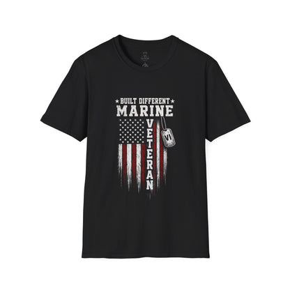 Built Different Marine Corps Veteran Tee