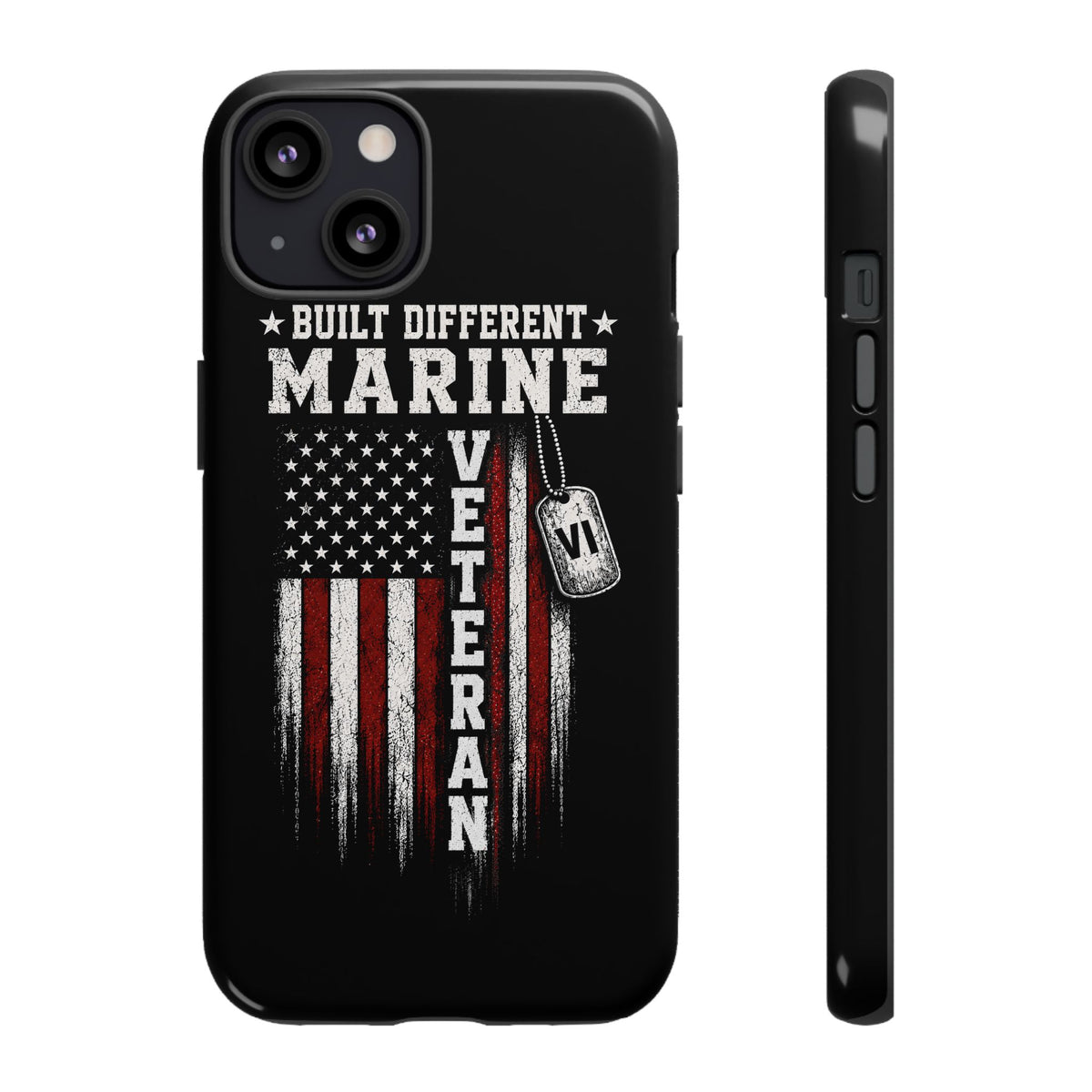 Built Different Marine Veteran Tough Phone Case