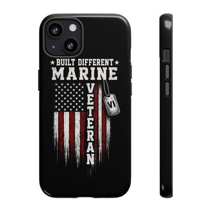 Built Different Marine Veteran Tough Phone Case
