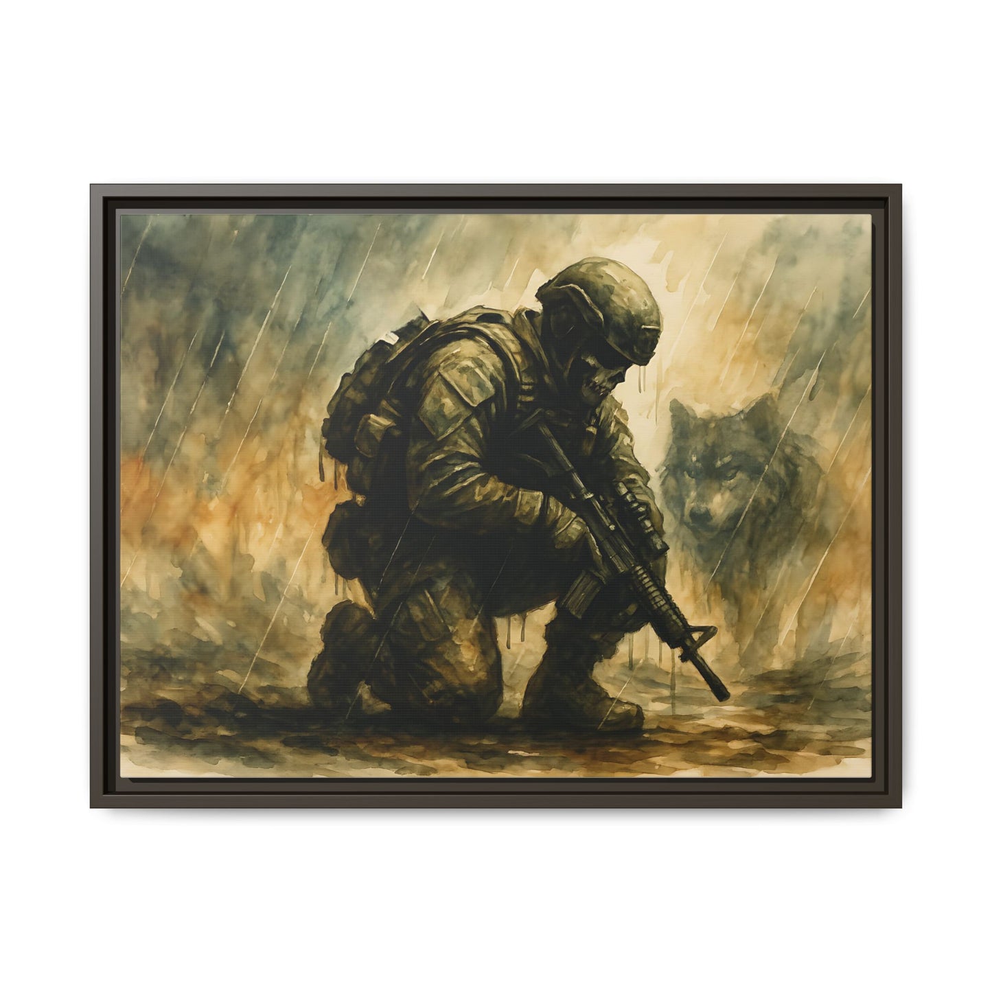Loyalty in the Shadows Canvas Art – Alpha VI Signature Series