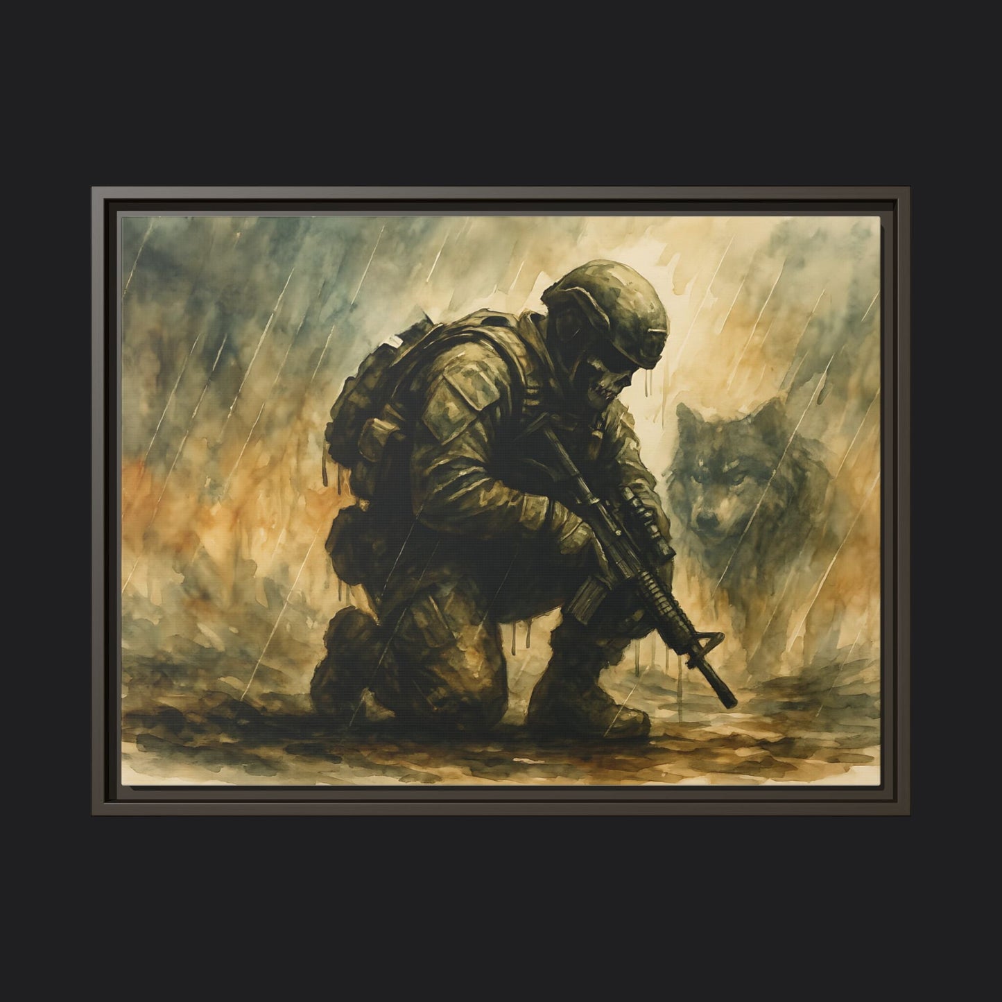 Loyalty in the Shadows Canvas Art – Alpha VI Signature Series