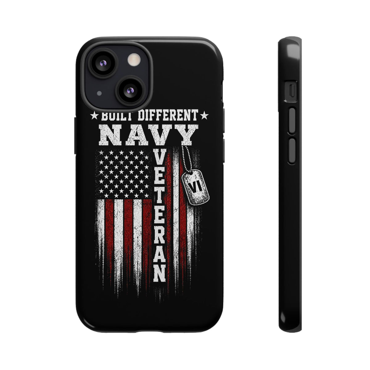 Built Different Navy Veteran Tough Phone Case