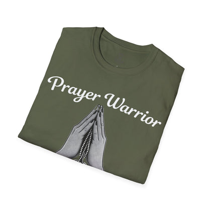 Prayer Warrior Tee Female — Christian Women's Faith Veteran T-Shirt