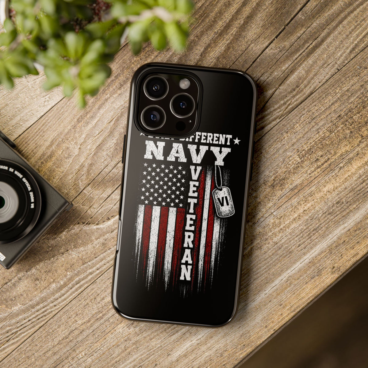 Built Different Navy Veteran Tough Phone Case