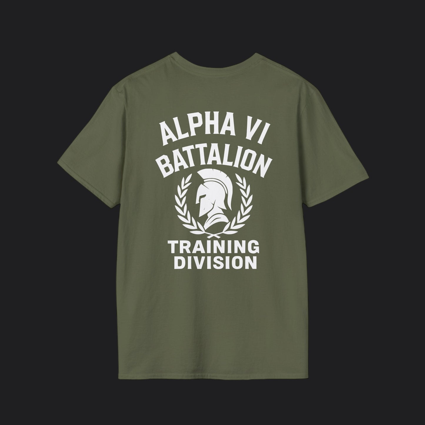 Alpha VI Battalion Training Division Tee — Military Fitness Veteran T-Shirt