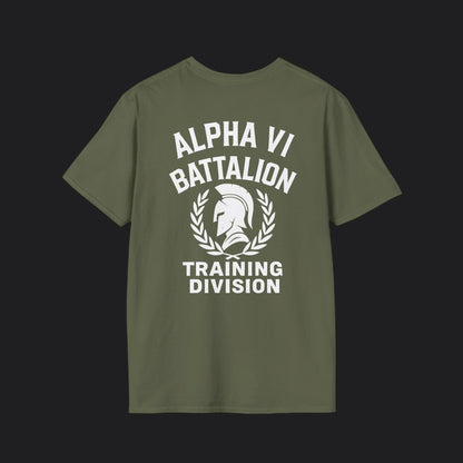 Alpha VI Battalion Training Division Tee — Military Fitness Veteran T-Shirt