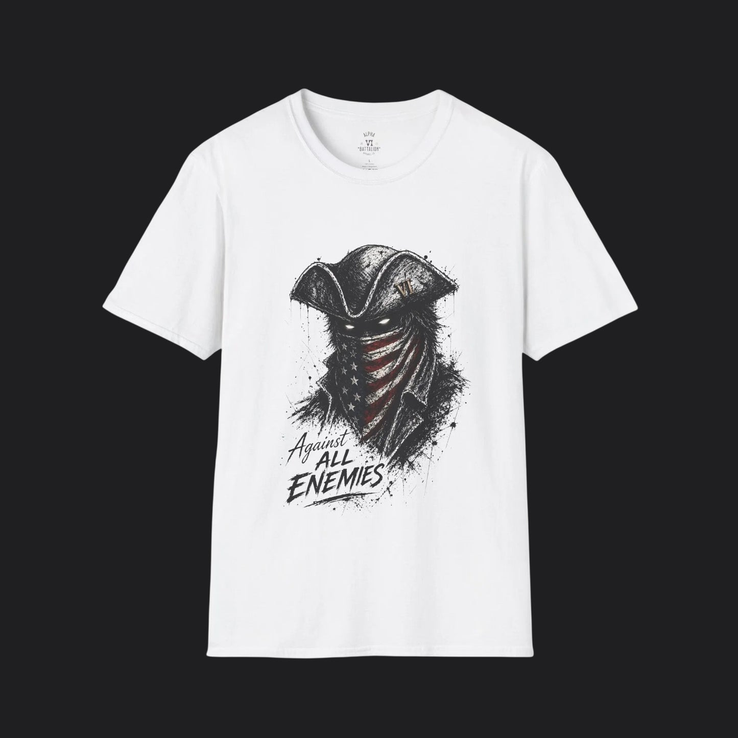 Against All Enemies Tee — Military Oath Veteran Patriotic T-Shirt