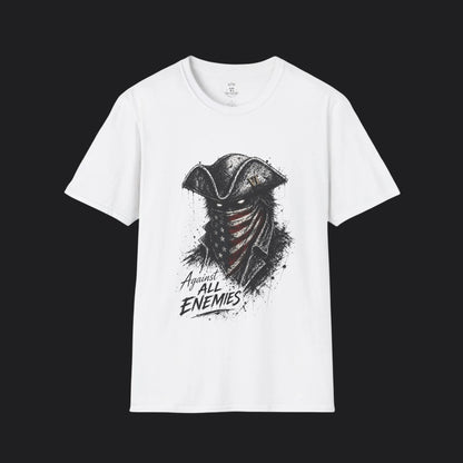 Against All Enemies Tee — Military Oath Veteran Patriotic T-Shirt