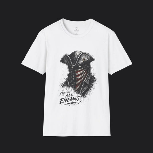 Against All Enemies Tee — Military Oath Veteran Patriotic T-Shirt