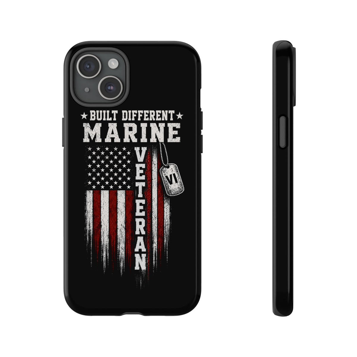 Built Different Marine Veteran Tough Phone Case
