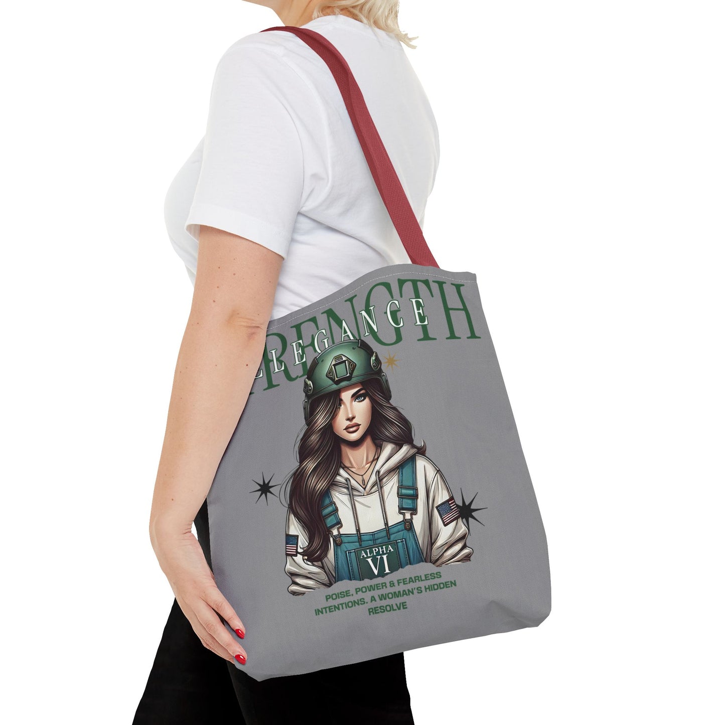 Strength & Elegance Tote Bag