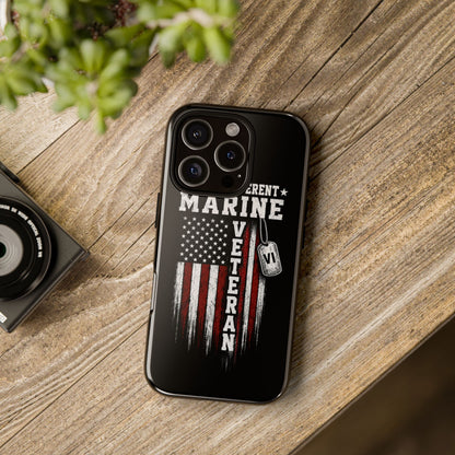 Built Different Marine Veteran Tough Phone Case