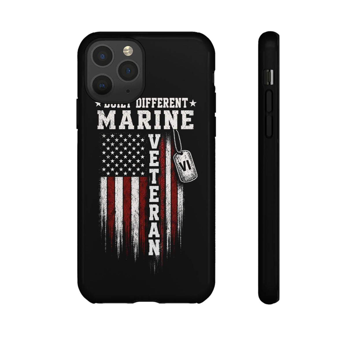 Built Different Marine Veteran Tough Phone Case