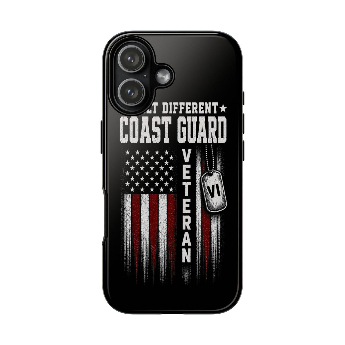 Built Different Coast Guard Veteran Tough Phone Case