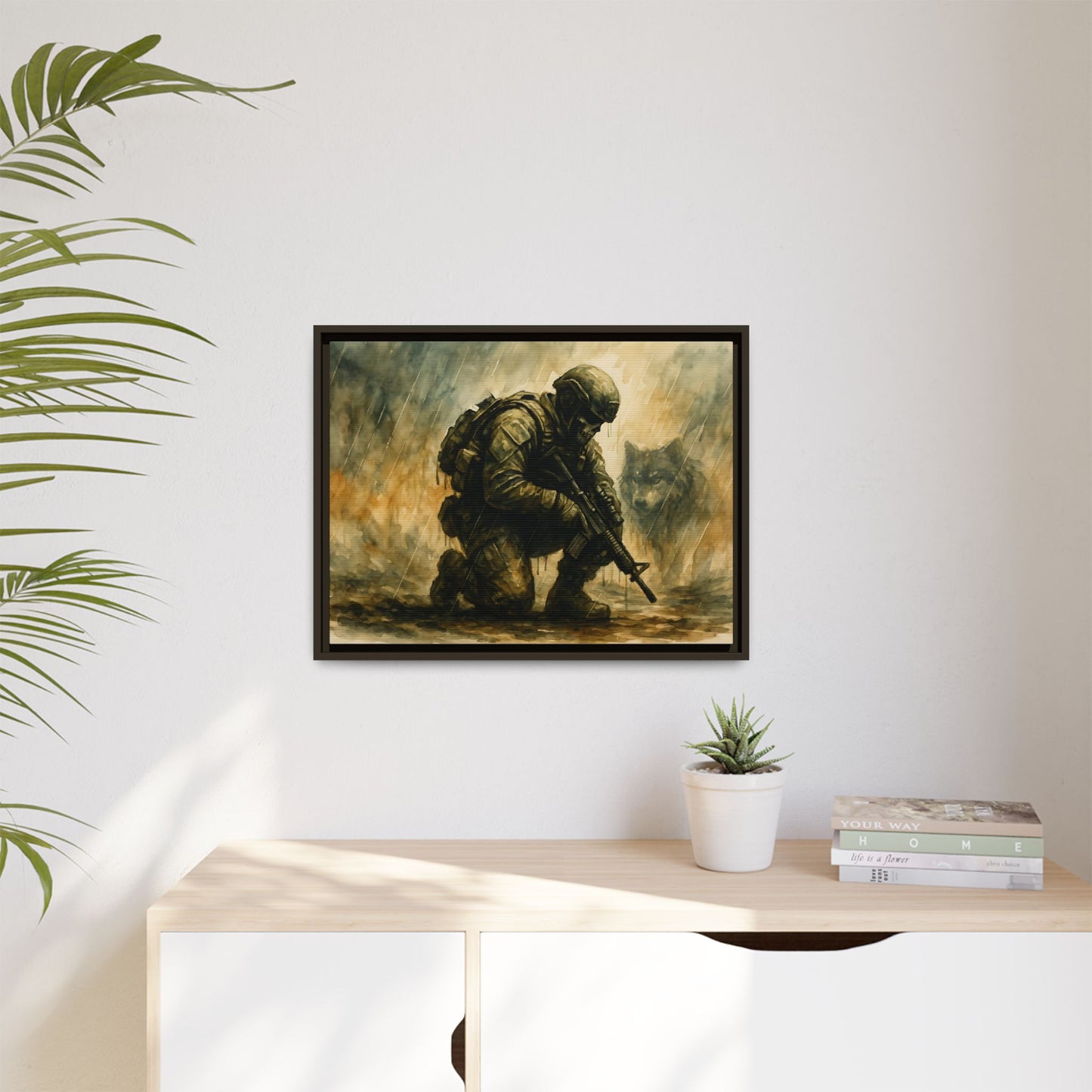 Loyalty in the Shadows Canvas Art – Alpha VI Signature Series