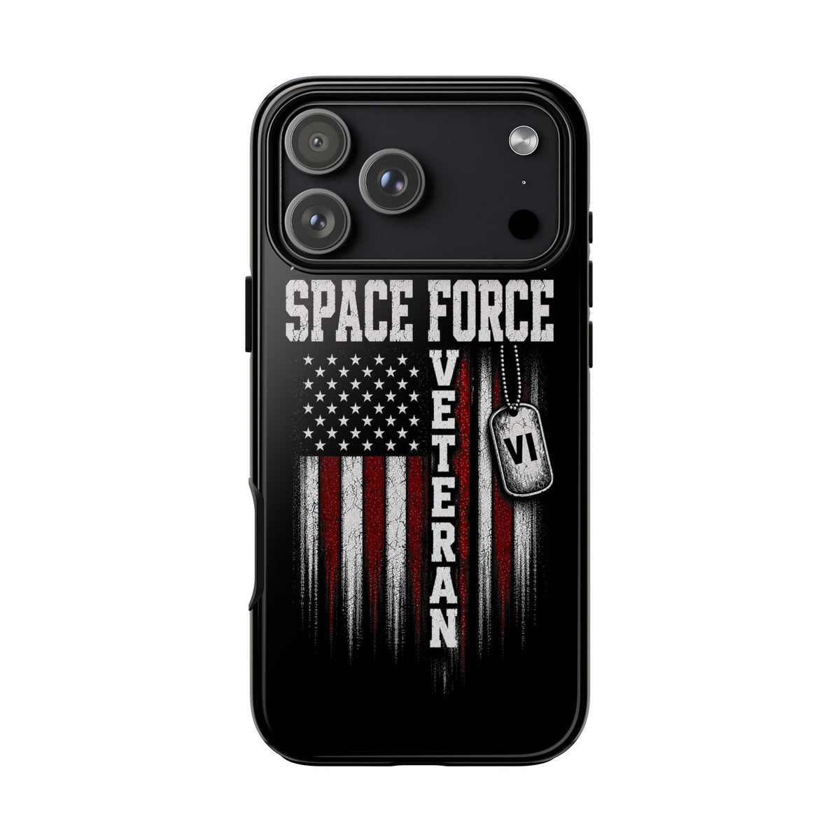 Built Different Space Force Veteran Tough Phone Case