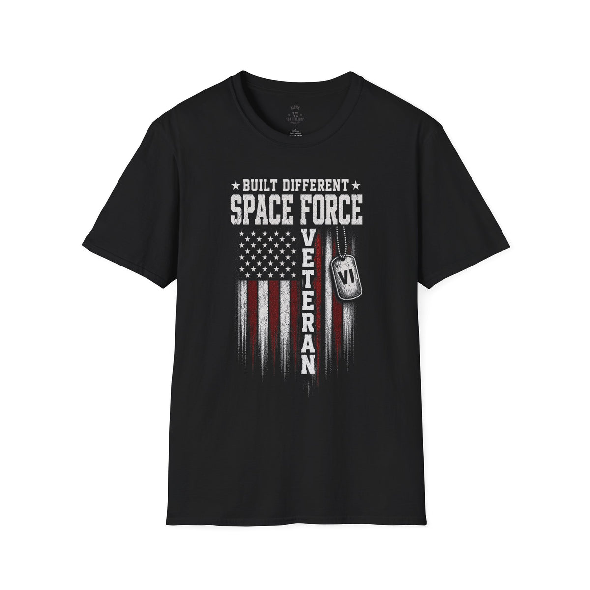 Built Different Space Force Veteran Tee