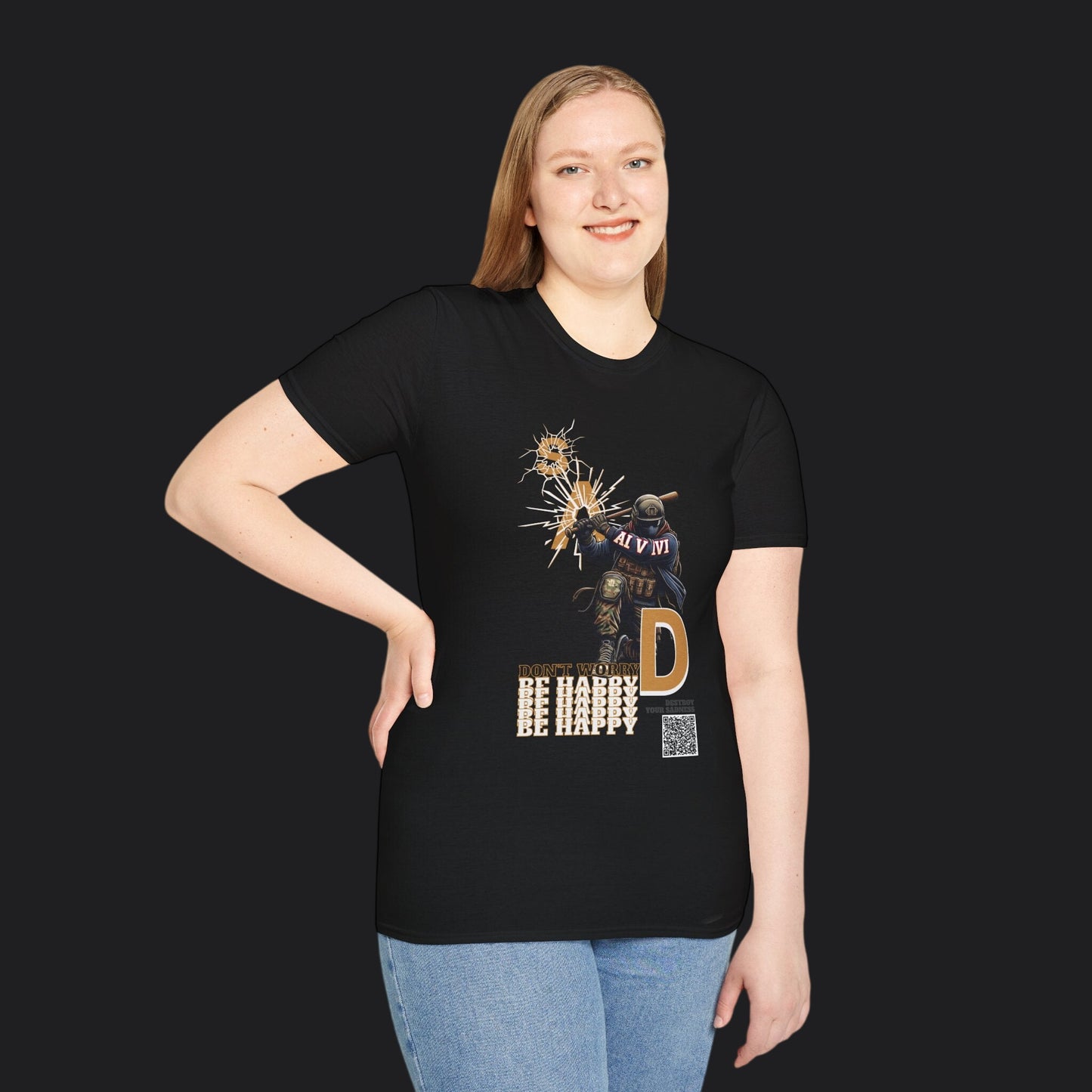 Destroy Sadness Tee — Veteran Mental Health Awareness T-Shirt