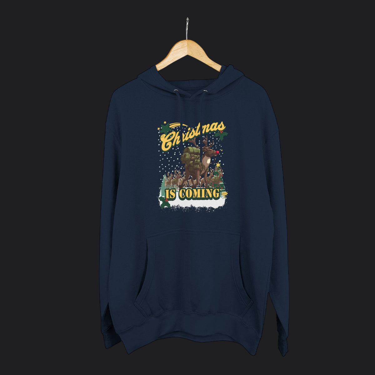 Rucking Rudolph: Christmas Is Coming Hoodie