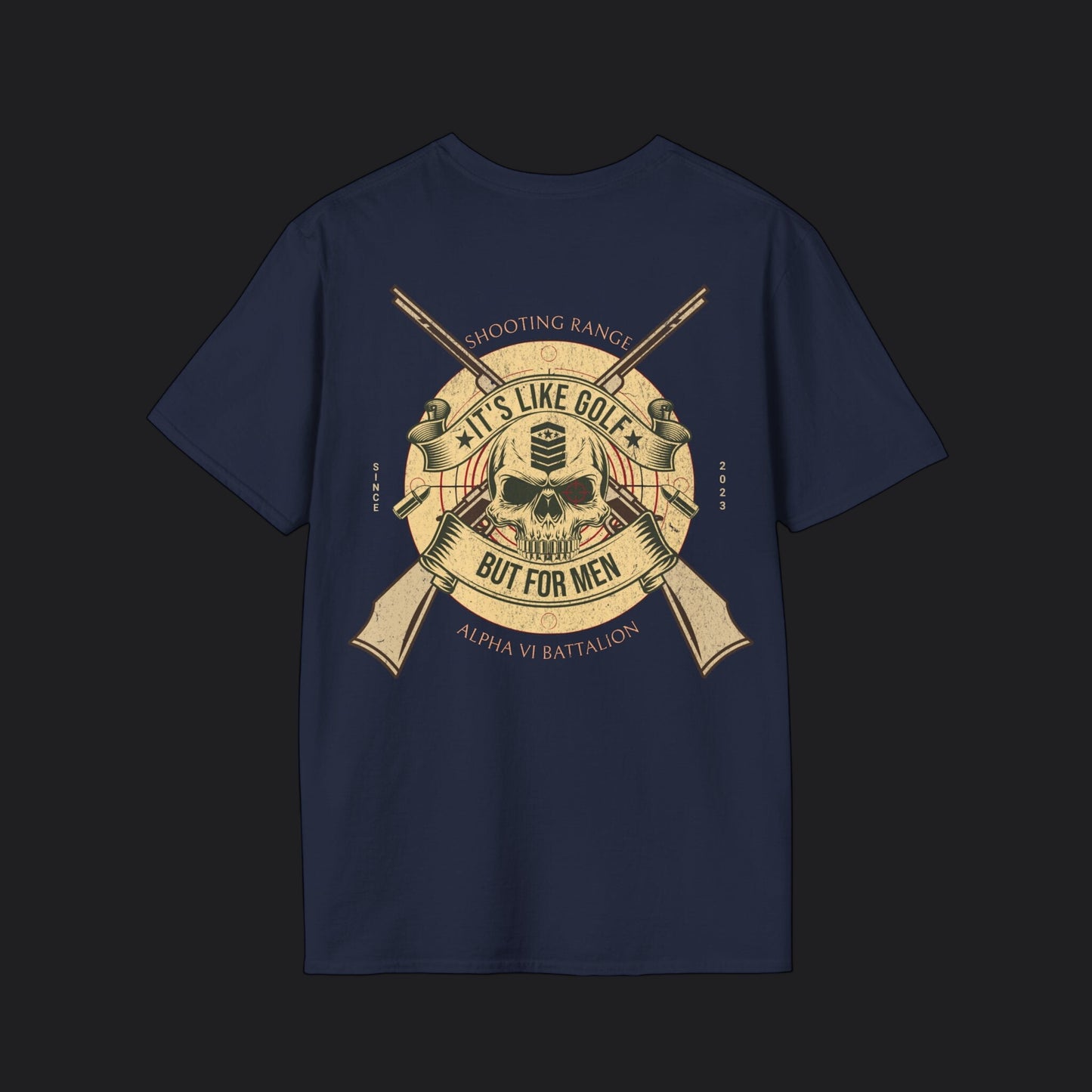 Shooting Range Is Golf For Men Tee — Veteran Humor Unisex T-Shirt