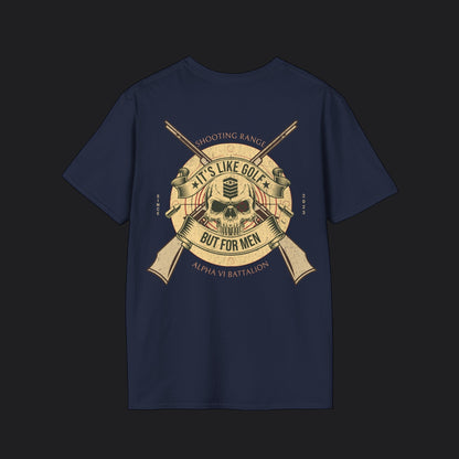 Shooting Range Is Golf For Men Tee — Veteran Humor Unisex T-Shirt