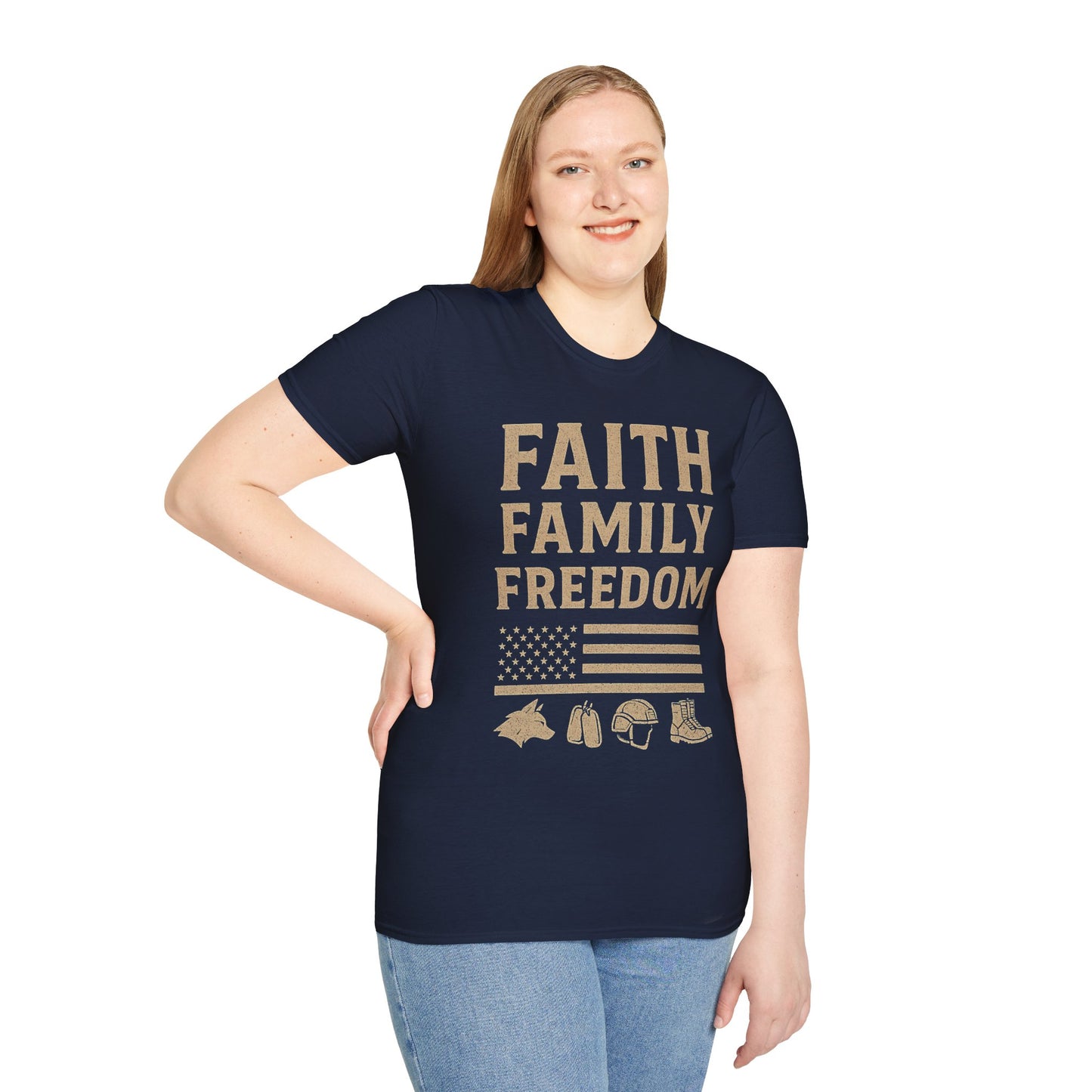 Faith Family Freedom Tee