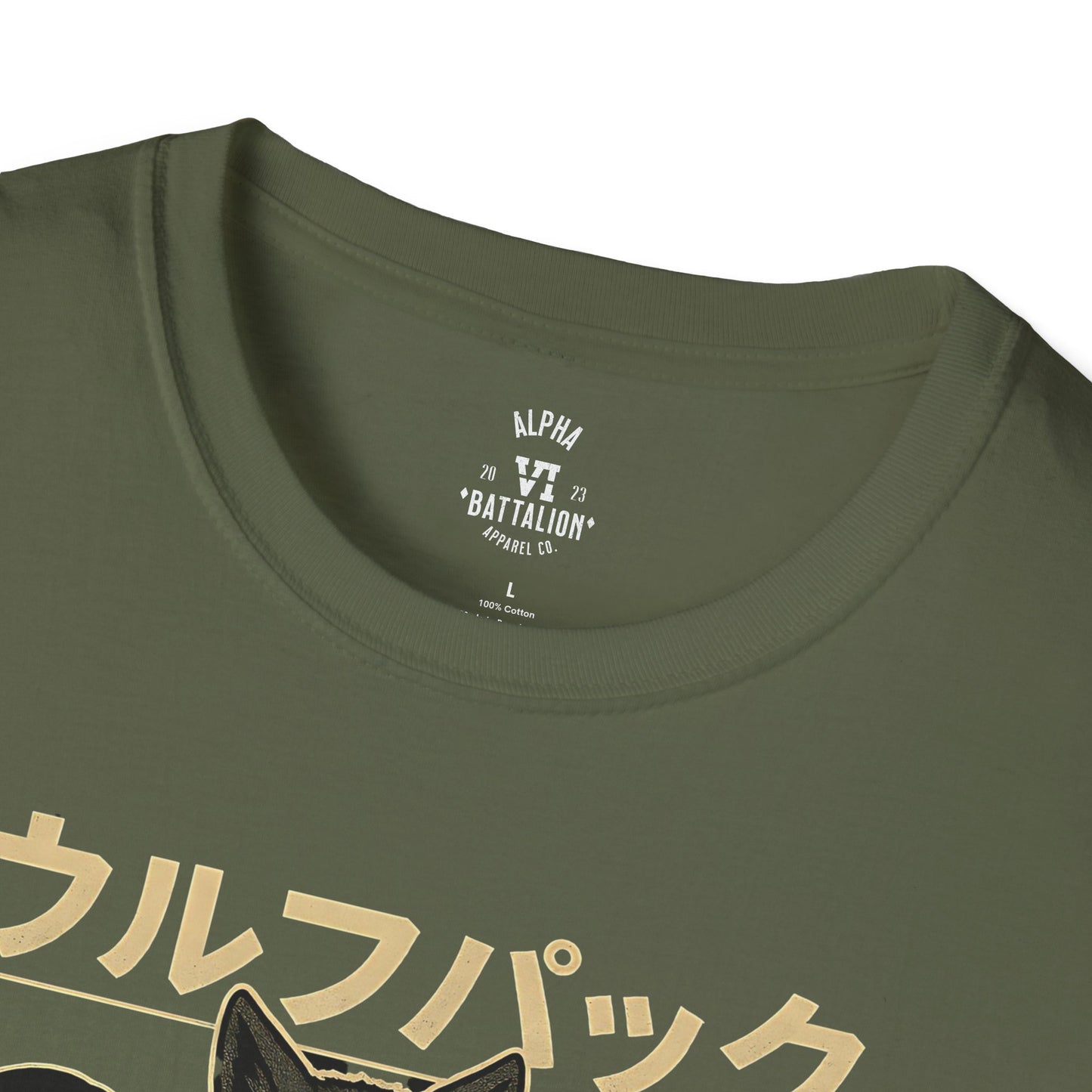 Alpha VI Battalion Wolf Pack Anime Tee