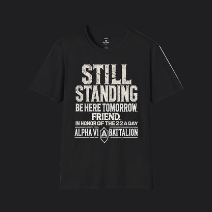 Still Standing Tee — Veteran Suicide Prevention Resilience T-Shirt