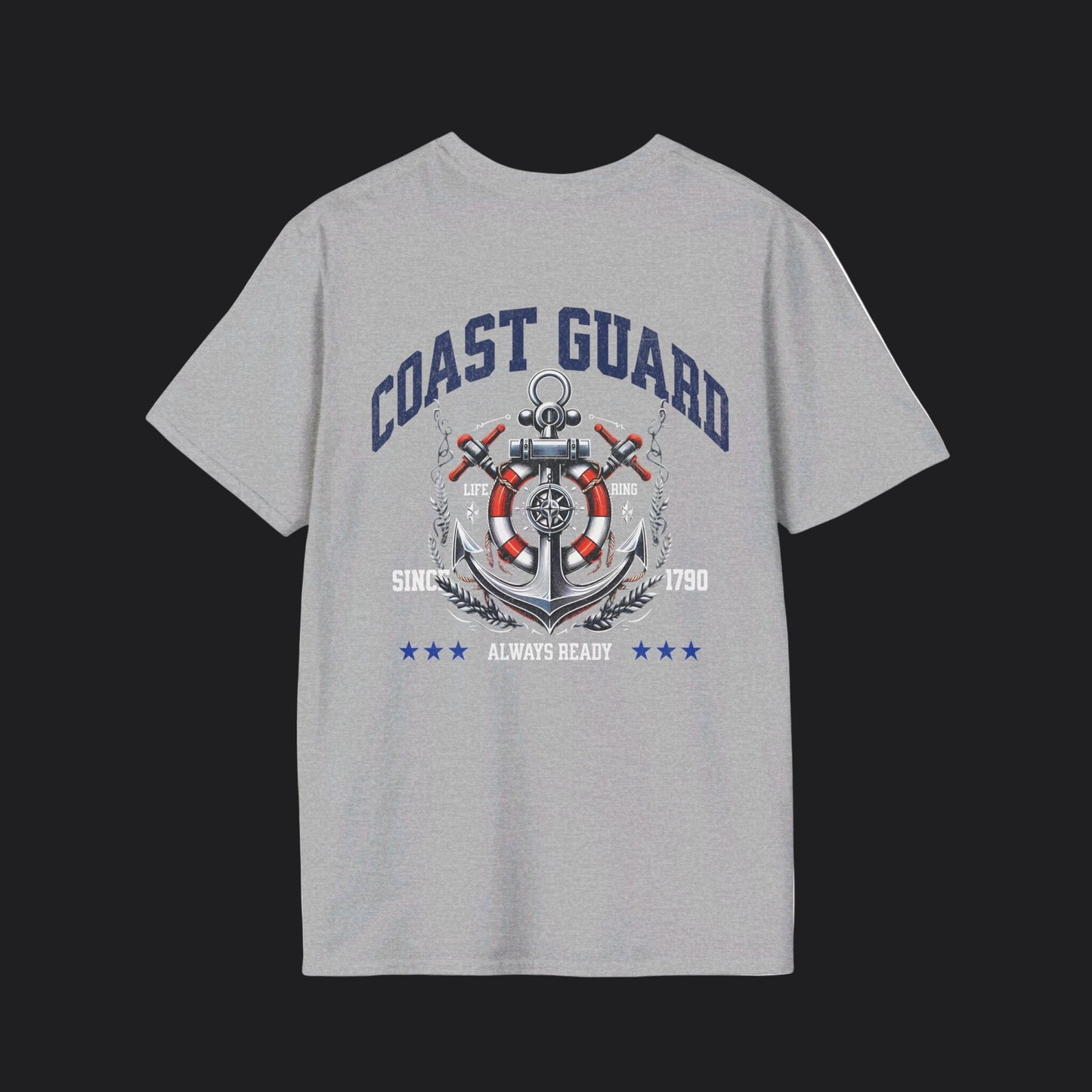 COAST GUARD Always Ready Tee — USCG Veteran Pride T-Shirt
