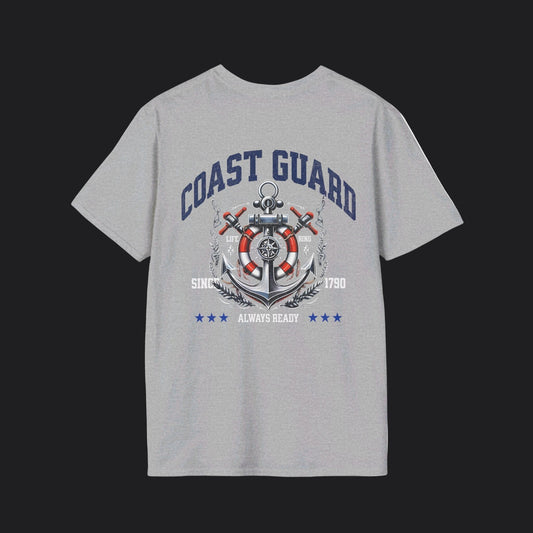 COAST GUARD Always Ready Tee — USCG Veteran Pride T-Shirt
