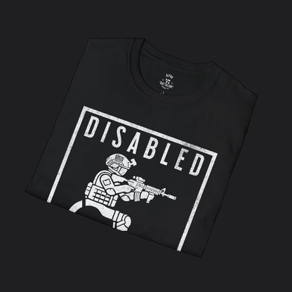 Disabled Vet Tee — Veteran Pride Disability Humor T-Shirt