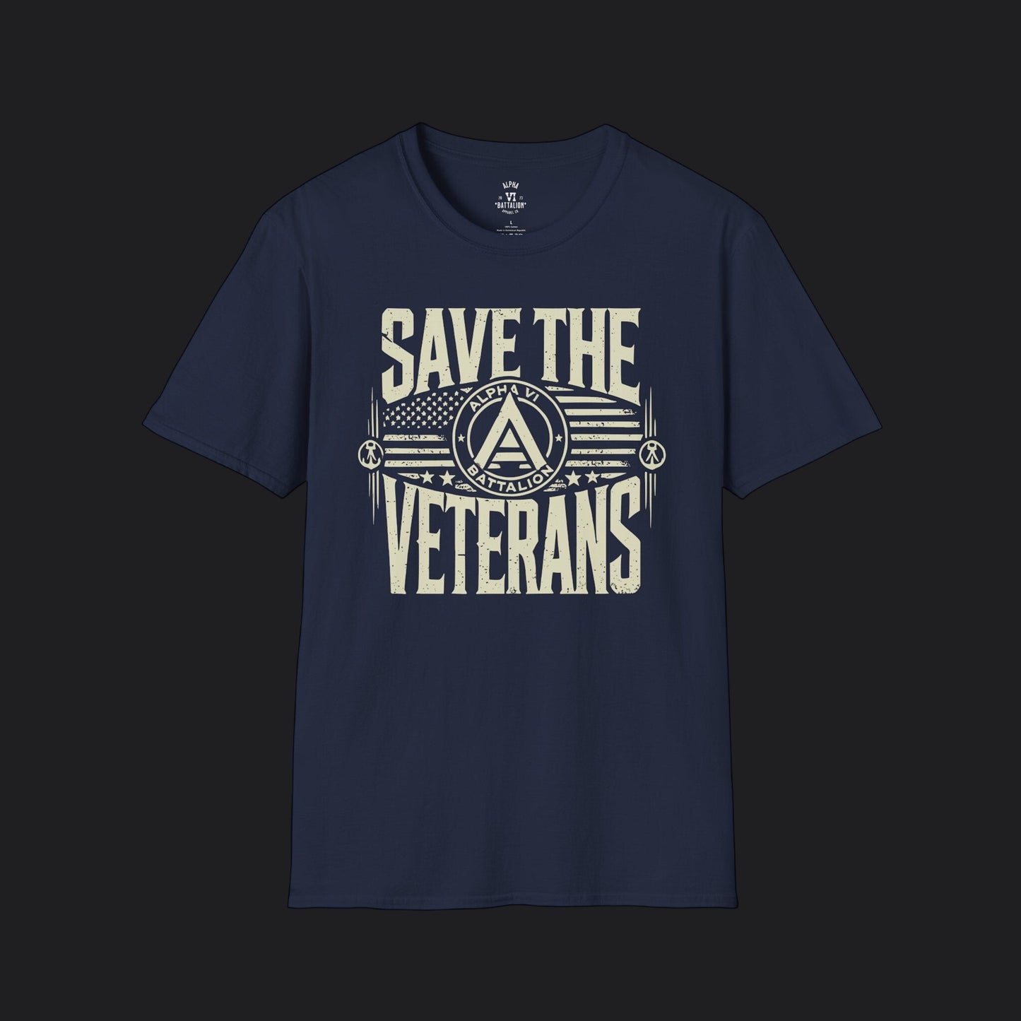Save the Veterans Disintegration Edition Female — Veteran Awareness T-Shirt