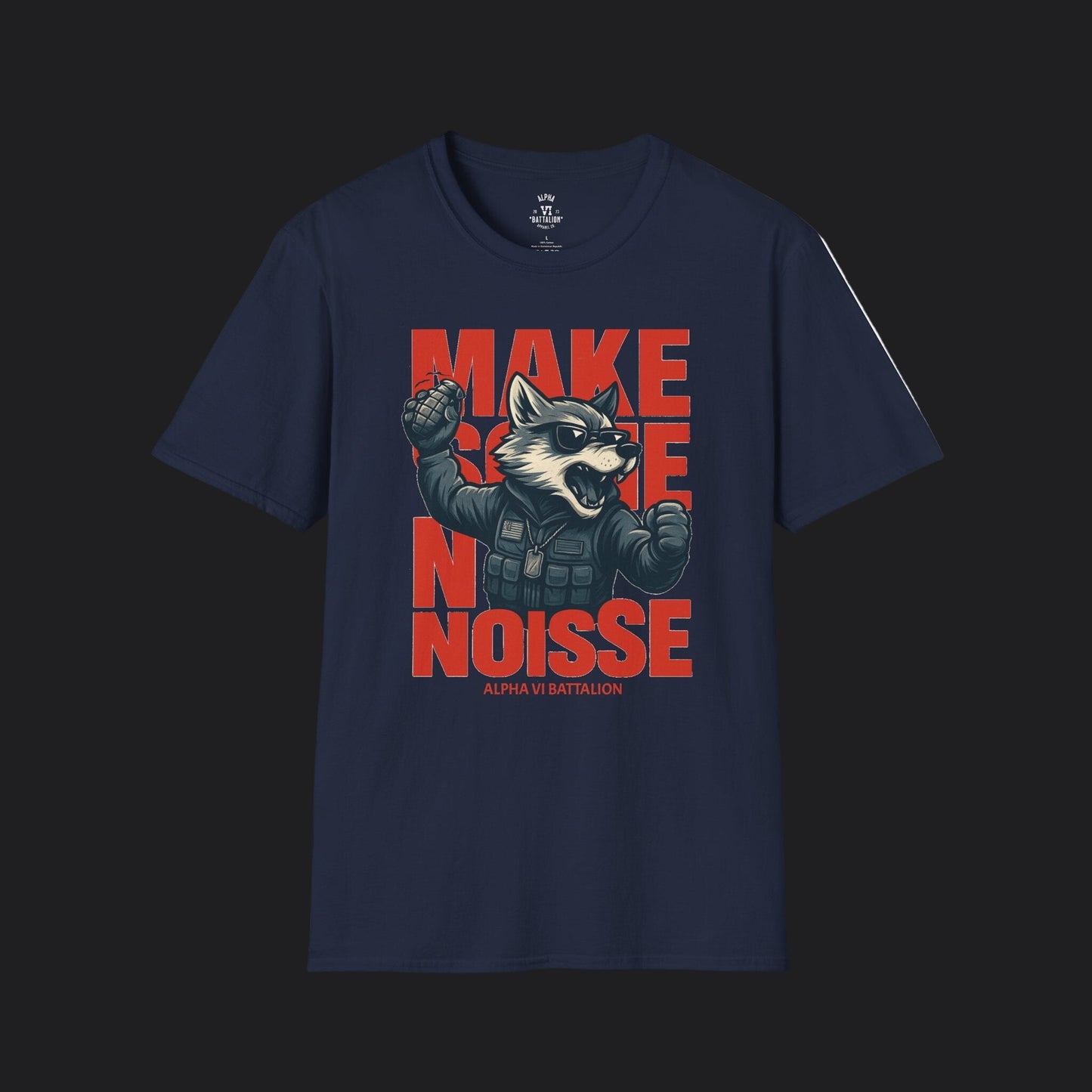 Make Some Noise Alpha 6 Wolf Tee